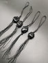 Handmade Car Mirror Hanging Accessories Decor Obsidian Car Rear View Mirror Crystal Charm Home Ornament Pendant Decorations...