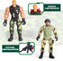 8-Pack Military Toy Soldiers Action Figures Playset, US Army Men and SWAT Team with Military Weapons Accessories for Kids Boys Girls...