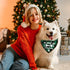 4 Pack Christmas Dog Scarves - Plaid Triangle Bandanas for Small to Large Dogs and Cats - Holiday Pet Accessories Gift Set...