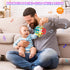 Baby Teething Toys Montessori Toys Food-grade Silicone Teether for 6-12 Months Baby Toys 0-6 Months Infant Sensory Toys Rattle 12-18 Months 1 Year...