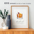 Old Fashioned Cocktail Wall Art - MIX & MATCH Bar Cart Decor - Illustrated Alcohol Posters with Cocktail Recipes - Bar Wall Art Cocktail Posters -...