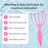 Head Massager - Portable Head Scratcher Massager Whisk - Tickler Scalp Scratcher for Home, Office - Manual Scalp Massagers for Deep Relaxation & R...