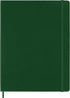 Moleskine Classic Notebook, Hard Cover, XL (7.5" x 9.5") Squared/Grid, Myrtle Green, 192 Pages...