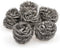 Stainless Steel Sponge Set, Metal Sponge, Metal Scrubber, Stainless Steel scouring pad (Pack of 6) Weight 10g...