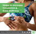 Gaiam Finger Massager Dual-Sided Hand Massage Roller Tool for Circulation, Stress, Arthritis and Hand Pain Relief...