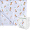 hugs & llamas | 100% Organic Cotton Muslin Swaddle Blankets | Unisex Swaddle Blanket | Extra Soft | Swaddles for Newborns and Infants | Machine Wa...