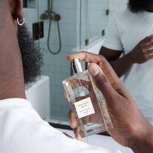 Cremo Spring Water Fir Cologne Spray, A Refreshing, Clean Scent with Notes of Spring Water, Cool Moss and Balsam Fir, 3.4 Fl Oz...