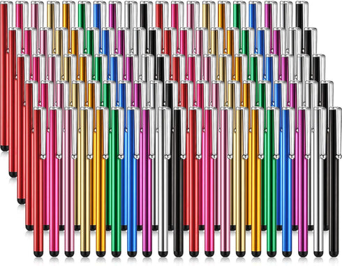Outus 100 Pieces Stylus Pen Slim Touch Screen Stylus Universal Capacitive Digital Pen Compatible with iPad, iPhone, Samsung, Tablet, Most Devices ...