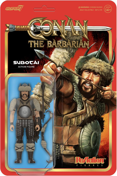 Super7 Conan The Barbarian Subotai - 3.75" Conan Action Figure with Accessories Classic Movie Collectibles and Retro Toys...