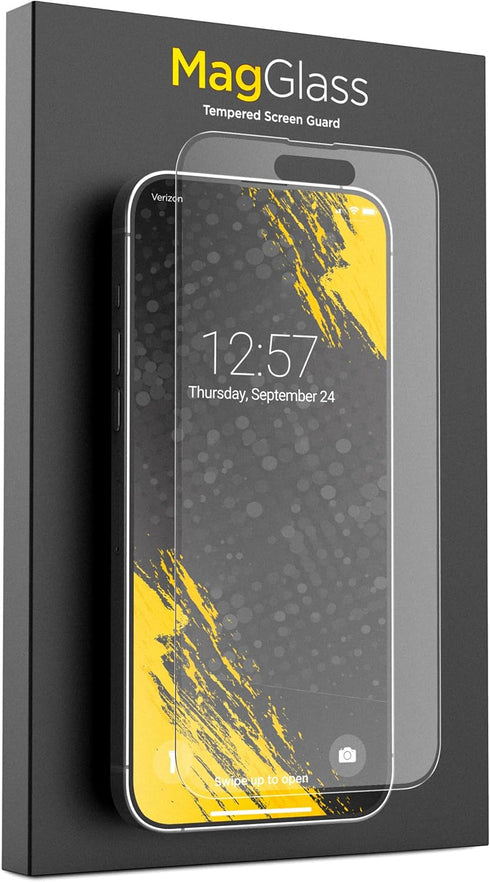 magglass Anti-Glare Matte Screen Protector designed for iPhone 14 Pro Tempered Glass - Fingerprint/Smudge Proof Full Coverage Display Guard - iPho...