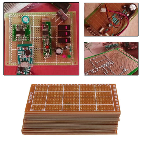 The Lord of the Tools 15Pcs PCB Prototype Boards Universal PCB Board Double Side Prototyping Board Circuit Boards Perfboards Electrical Accessorie...