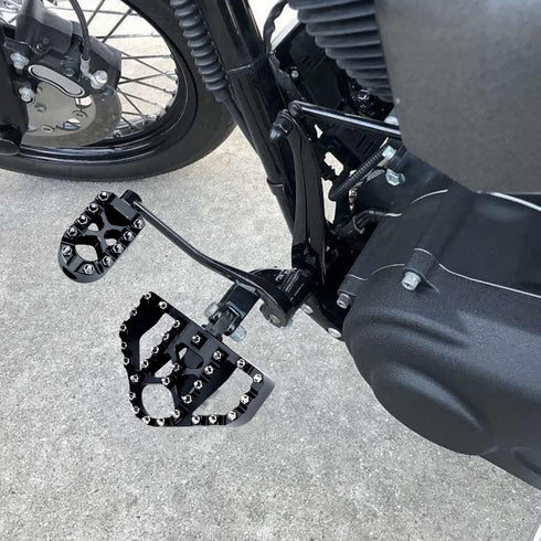 Goldfire MX Chopper Bobber Style Shift Lever Foot Peg, Anti-Skid Gear Knurled Motorcycle Shifter Peg For HD Touring Softail Sportster Dyna Street ...