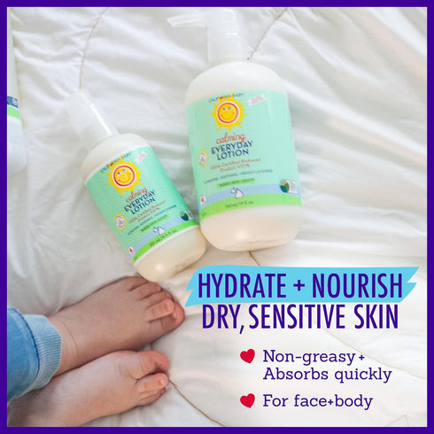 California Baby Calming Lotion | 100% Plant-Based | Soothing Baby Lotion for Sensitive Skin | Lavender Kids Lotion | Allergy Friendly | Organic Ca...