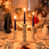 Zest Candle 12-Piece Taper Candles, 6-Inch, Blue...