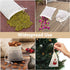50 Pieces Cotton Drawstring Tea Filter Bags, Reusable Muslin Bag Gift Bag Jewelry Pouch for Wedding Party Home Supplies, Natural Unbleached Coffee...