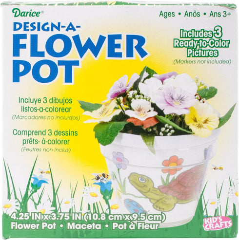 Design A Pot Color in Flower Pot...