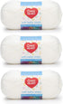 Bulk Buy: Red Heart Soft Baby Steps Yarn (3-Pack) White E746-9600...