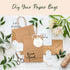 GSSUSA Brown Paper Bags 5.25x3.75x8 20Pcs, Small Gift Paper Bag with Handles Bulk, Graduation Gift, Sturdy Kraft Paper, Retail Shopping Bags, Part...