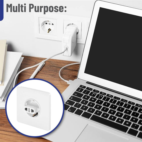 Bates- European Plug Adapter, 3 pc, Travel Adapter, US to Europe Plug Adapter, EU Adapter, Electrical Adapters, Converter Plug, European Outlet Ad...