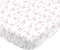 NoJo Super Soft Pink Llama Nursery Mini Crib Fitted Sheet, Pink, White, Green...