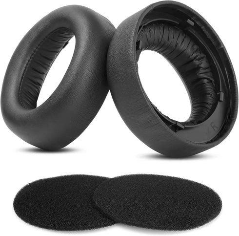 PS5 Replacement Earpads Compatible with Sony Playstation 5 Pulse 3D PS5/PS4 New Version 2018 CUHYA-0080 Wireless Headphones Protein Leather Parts ...