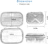 XANAD Blue Case for JBL Go3 / Go 3 Eco Portable Wireless Bluetooth Speaker - Travel Protective Carrying Storage Case Bag...