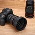 PATIKIL 52mm Camera Lens Hood, 2Pcs Rubber Collapsible Lens Protector Anti-Reflection Blocks Excess Sunlight Enhance Camera Photography for Nikon,...