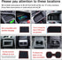 TOPINSTALL Accessorize Interior Mats Compatible with 2018-2024 Toyota Camry Accessories, Non-Slip Cup Holder Mats Door Pocket Pads Center Console ...