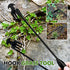 Weed Puller Tool Garden Weed Pulling Tool Portable Garden Weeder Tool Uprooting Weeding Tool 4 Teeth Manganese Steel Forged Hand Weeder for Vegeta...