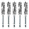 ASNOMY 5Pcs 5/8" Stainless Steel Bore Brush,Stainless Steel Bristles Wire Brush Bore Cleaning Brush Set for Power Drill Cleaning, Abrasive Wire Br...