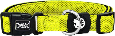 DDOXX Dog Collar Air Mesh, Adjustable, Padded | Many Colors & Sizes | for Small, Medium & Large Dogs | Collars cat Puppy pet Kitten | Yellow, XS...