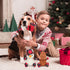 Rypet 3 Pack Dog Christmas Toys Pet Stuffed Plush Toys Interactive Durable Dogs Chew Toys for Medium Small Dogs...