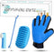 Dog Bath Grooming Kit: Silicone Dog Bathing Shampoo Brush, Pet Shedding Massage Glove, Double-Sided Pet Toothbrushes - Rubber Bath Brush for Long ...