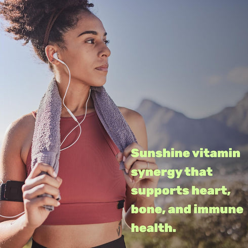 DEAL SUPPLEMENT Vitamin D3 5,000 IU + K2 MK7 Softgels, 250 Count | 2-in-1 Complex | Supports Heart, Bone, Teeth & Immune Health | Easy to Swallow...