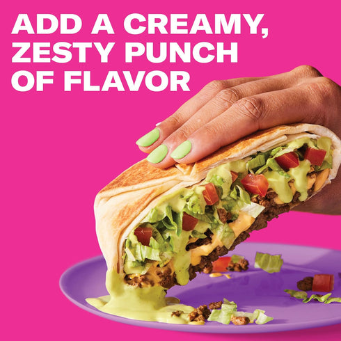 Taco Bell Creamy Avocado Ranch Sauce, 12 ounce...