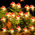 Mushroom Decor Cute Mushroom Fairy Lights with Timer 10FT 30LEDs Mushroom String Lights Gifts for Kids Room Decor Birthday Christmas Party Wedding...