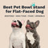 Enhanced Pet Bowl Stand - New Anti-Skid Feature - Dog and Cat Bowl Stand Exclusively for Use with The Corresponing Size Enhanced Pet Bowl (Small)...