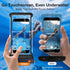 TORRAS IceCube IPX8 Waterproof Phone Pouch, Underwater Screen Touchable, Waterproof Phone Case for Snorkeling, Adjustable Lanyard, Vacation Essent...