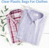 COIDEA 100 Pcs T Shirt Bags, Cellophane Bags 8.3x10.2 Inches for Clothes, Cellophane Resealable Clear Poly Bags, Plastic Bags for Clothes, Decorat...