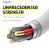 Overtime iPhone Charger Cable 1 Foot, Apple MFi Certified USB to Lightning Cable, 1ft USB Cord for iPhone 14/13/12/11/Pro/Max/Mini/SE/XR/XS/X/8/7/...