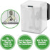 Pair (2) White Heavy Duty Outdoor Sonos Speaker Covers - Dust, Water & UV Protection for Your Sonos Play:1, Sonos One & Sonos One SL Speakers - Fi...