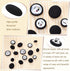 40 Pcs Tuxedo Suit Buttons Black Buttons Include 8 Jacket Front Buttons 18 mm 7/10 Inch 24 Vintage Coat Sewing Button 15 mm 5/8 Inch 8 Small Dress...