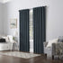 Sun Zero Hampshire Velvet Noise Reducing Thermal Extreme Total Blackout Back Tab Curtain Panel, 50" x 96", Teal...