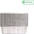 PARTY BARGAINS 2 Lb Aluminum Loaf Pan - 20 Pack, 8.5" x 4.5" x 2.5" Heavy Duty Disposable Bread Pans for Perfect for Baking, Lasagna, Meatloaf & F...