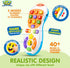 JOYIN Baby Toys 6-12 Months - TV Remote Control Toy with 40+ Music and Learning Phrases & Volume Control, Fun Toddler Learning Gifts for 1 2 3 Yea...