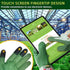 WANCHI Gardening Gloves, Durable and Comfortable Women's Long Garden Gloves for Gardening Work and Yard Work, Leather Gardening Gloves for Women, ...