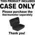 getgear case for Digital Forehead Thermometer, Universal for Non-Contact Infrared Forehead Thermometer Like AXYOFSP, REDESS, iCode, BrillianceHair...