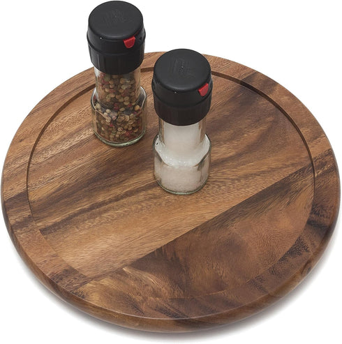 Lipper International Acacia Wood 10" Kitchen Turntable...