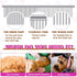 5 Pieces Dog Flea Comb Pets Grooming Comb Kit for Small Dogs Puppies Stainless Steel Teeth Dog Comb Tear Stain Remover Comb 2-in-1 Dog Combs with ...
