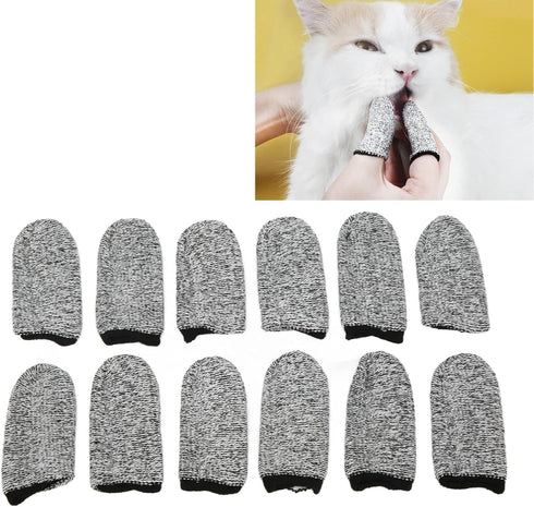 Dog Fingerbrush, Washable Ergonomic Bite Resistant 360º Full Surround Pet Brushing Finger Cots Easy for Dog Cats Teeth for Pet Oral Care...